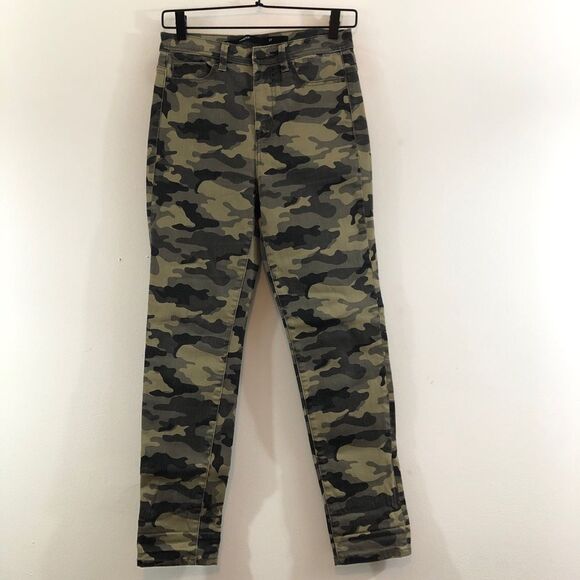 Harper Francescas High Rise Camo Jeans Sz 27 - Picture 2 of 11